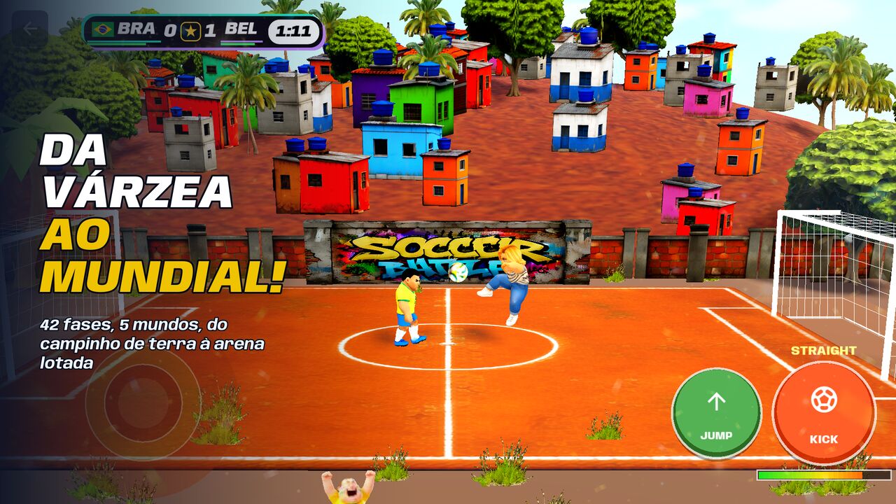 Da várzea ao mundial — Soccer Battle